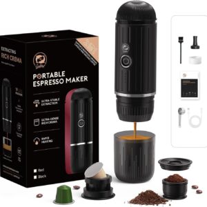 Bärbar elektrisk espressomaskin 2-i-1 ME2218